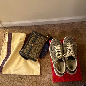 Tory Burch Bag and Sneakers